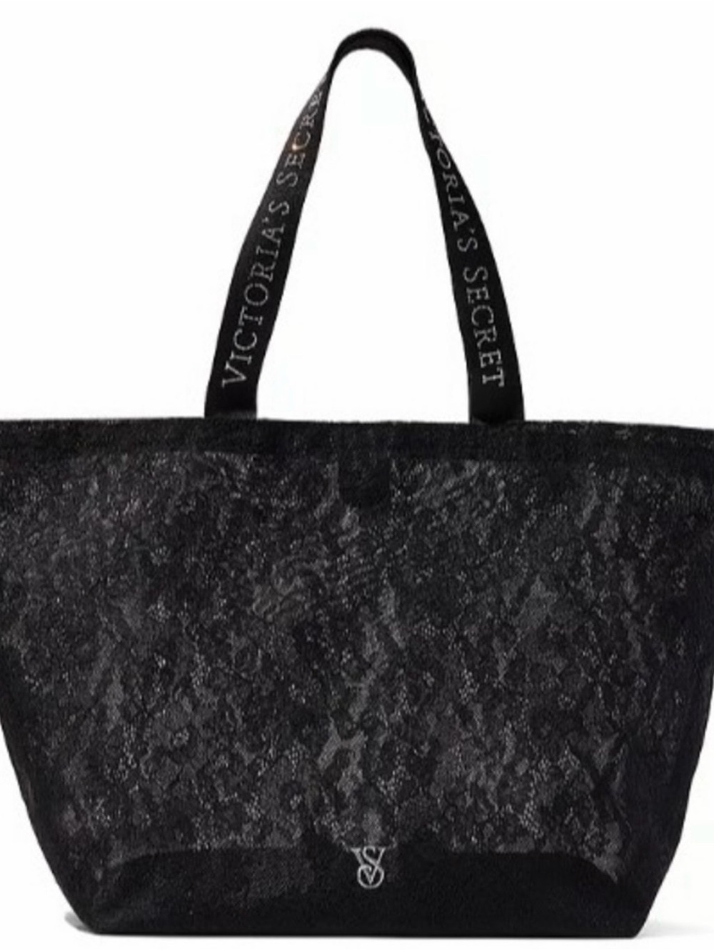 Victoria's Secret Black Lace Tote